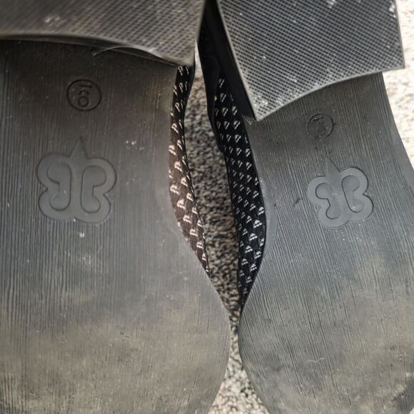 Betabrand Pull On Booties Size 9 Western Tennis Waterproof Black Gray Heel - Picture 12 of 14